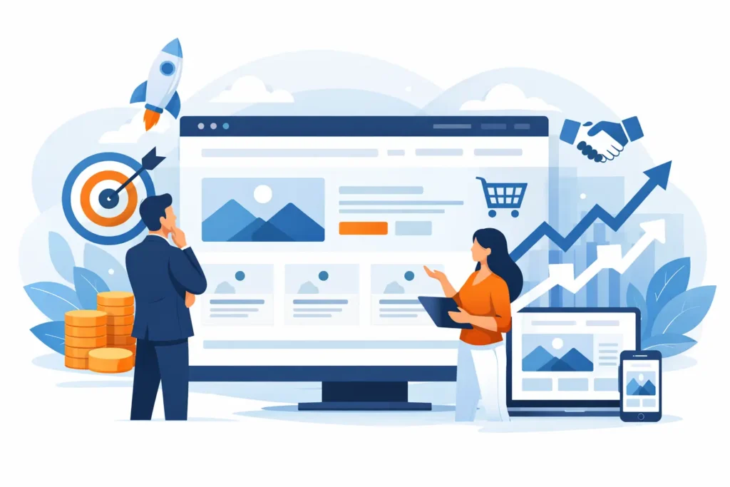 Site institucional de alta performance que vende