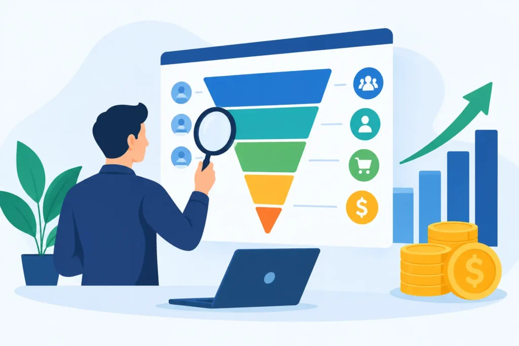 Como auditar funil comercial digital e vender mais